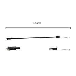 CHICOTE DE COFRE FD FOCUS SEDAN/HATCHBACK 12-17 38.5 CM PARTE TRASERA BRA SIN MANIJA GENERICA