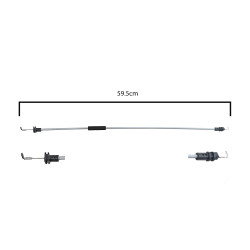 CHICOTE CERRADURA FT UNO 15-20 59.5CM BRA GENERICA Derecho Delantera