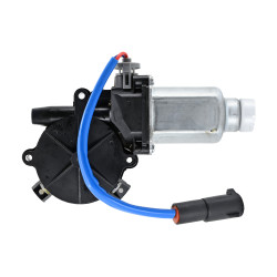 MOTOR DE ELEVADOR ELECTRICO FD SUPER DUTY/F-250 SUPER DUTY/F-350 SUPER DUTY 00-10/F-450 SUPER DUTY 08-10 2 PINS 10 DIENTES ENCHUFE REDONDO 12VCC ESPUELA MANIJAUTO 3 CHIN CHN YC3Z3523394BA Derecho Delantera
