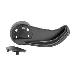 MANIJA INTERIOR NS VERSA AMERICANO 07-11/TIIDA 07-17 1 PIEZA CORRUGADA NEGRA PLASTICO PARA RECLINAR ASIENTO TWN HUSHAN 87468-EL00A Izquierdo Delantera