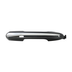 MANIJA EXTERIOR TY HIGHLANDER 20-25 TY RAV4 19-25 SIN HOYO PARA LLAVE CON SENSOR 1 PIEZA 2 PINS LISA NEGRA/CROMO PLASTICO TWN HUSHAN 692100-R070C0/692103-0370C2 Derecho Delantera
