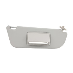 VISERA CV CHEVY JOY / POP / SWING / PICK UP 94-12 1 PIEZA CON ESPEJO SIN LUZ GRIS CLARO VINIPIEL BRA GENERICA TIPO ORIGINAL Derecho Delantera