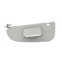 VISERA PG 206 01-10 1 PIEZA CON ESPEJO SIN LUZ GRIS CLARO VINIPIEL BRA GENERICA TIPO ORIGINAL Izquierdo Delantera