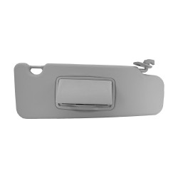 VISERA RN DUSTER 11-20/LOGAN 15-19/SANDERO/STEPWAY 16-19/OROCH 18-23 1 PIEZA CON ESPEJO SIN LUZ GRIS CLARO VINIPIEL BRA GENERICA TIPO ORIGINAL Derecho Delantera