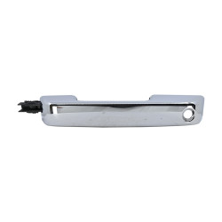 MANIJA EXTERIOR FD F-150 21-24 FD LOBO 21-24 FD BRONCO BADLANDS 21-24 FD SUPER DUTY 23-24 CON HOYO PARA LLAVE SIN SENSOR 1 PIEZA CROMADA PLASTICO TWN HUSHAN ML3Z1522405CA Izquierdo Delantera