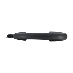 MANIJA EXTERIOR SIN HOYO PARA LLAVE SIN SENSOR 1 PIEZA CORRUGADA NEGRA PLASTICO TWN HUSHAN Derecho Delantera