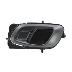 MANIJA INTERIOR 1 PIEZA CORRUGADA NEGRA PLASTICO CON CAZUELA IND GENERICA Izquierdo Delantera