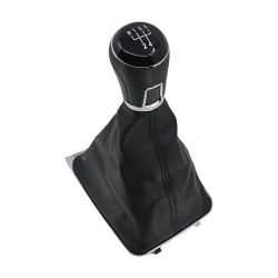 PERILLA FUNDA CON PERILLA NEGRO/PLATA 5 VELOCIDADES VINIPIEL TIPO ORIGINAL CHN