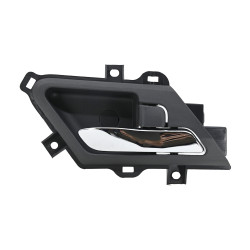 MANIJA INTERIOR DOBLE CABINA NEGRA/CROMO PLASTICO CHIN GENERICA Derecho Delantera/Trasera