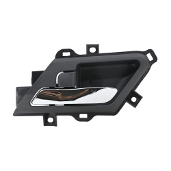 MANIJA INTERIOR DOBLE CABINA NEGRA/CROMO PLASTICO CHIN GENERICA Izquierdo Delantera/Trasera