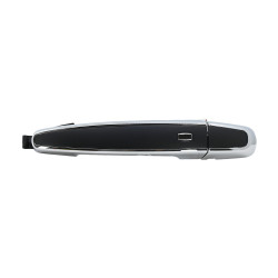 MANIJA EXTERIOR CV CAMARO 16-24 CV MALIBU 16-19 CV EQUINOX 18-21 CV IMPALA 15-20 SIN HOYO PARA LLAVE CON SENSOR 1 PIEZA 4 PINS LISA NEGRA/CROMO PLASTICO TWN HUSHAN Izquierdo Delantera