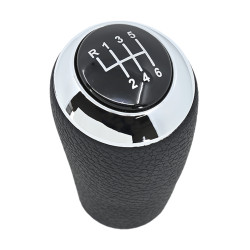 PERILLA MZ 5 05-13 MZ 6 07-12 MZ CX-7 2006 MZ MX-5 05-14 MZ 3 06-13 DE PALANCA NEGRA/CROMO 6 VELOCIDADES PIEL SINTETICA TIPO ORIGINAL CHN