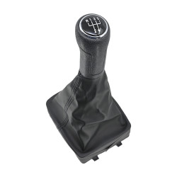 PERILLA FUNDA CON PERILLA NEGRA/CROMO 5 VELOCIDADES VINIPIEL TIPO ORIGINAL CHN 6Q1-711-113