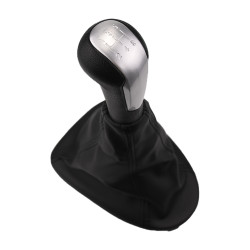 PERILLA CV BEAT HATCHBACK/SEDAN 18-21 CV SPARK 11-21 DE PALANCA NEGRO FILO PLATA CORRUGADA CON FUNDA PLASTICO CHN Delantera