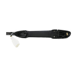 MANIJA EXTERIOR SIN HOYO PARA LLAVE CON SENSOR 1 PIEZA 4 PINS LISA NEGRA PLASTICO TWN HUSHAN KD475841XG Derecho Delantera