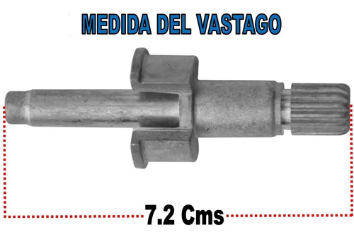 VASTAGO ELEVADOR NISSAN Tsuru III Delantero y Camta. D21 *L=7.2 cm.