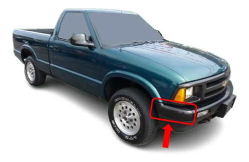 94-97 Chevrolet S10 Moldura Defensa Delantera Lado Derecho
