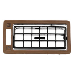 REJILLA NS D21 86-92/PATHFINDER 87-95 LATERAL TAB AIRE AMERICANO CAFE PLASTICO MEX Derecho/Izquierdo
