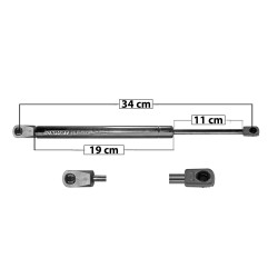 AMORTIGUADOR COFRE FD F-150/F-250/LOBO 97-03/EXPEDITION 97-02 P/COFRE DE METAL 34 19 11 ENTRADA TIPO 18 ENTRADA 2 TIPO 9 510 114.65 52 450 101.16 45.89 SPART 8749 TUR