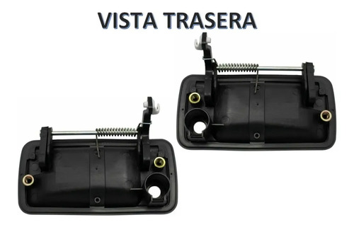 94-04 Chevrolet S10 Manijas Exteriores Corrugadas Metal 2pzs