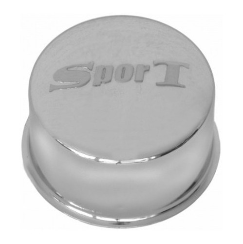 TAPACUBO RIN NISSAN Camta. Sport 6 Birlos Lamina Cromada Ø=10.7 cm Alto 5 cm (Jgo. 4 pzas)