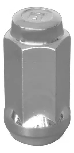 TUERCA CROMADA RIN FORD Rosca 14 x 1.5 Hexagono 3/4" = 19 mm. Altura 1" 3/4" 44.5 mm.