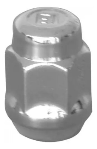 TUERCA CROMADA RIN UNIVERSAL Beet Spark Toyota Mazda Ford Mitsibishi Rosca 12 x 1.5 Hexagono 3/4" = 19 mm. Altura 1" 17/64" = 32 mm.