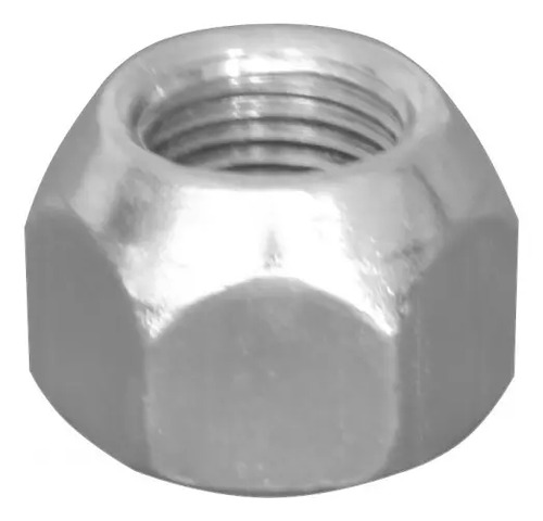 TUERCA CÓNICA RIN FORD Rosca 1/2"-20 Hexagono 13/16" = 20.64 mm. Altura 5/8" = 15.87 mm. Galvanizada
