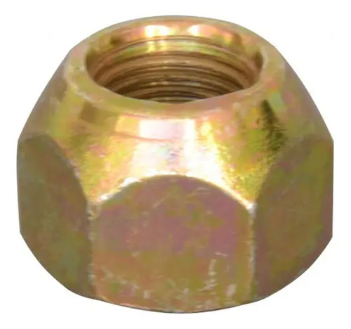 TUERCA CÓNICA RIN NISSAN Rosca 12 x 1.25 Hexagono 13/16" = 20.64 mm. Altura 5/8" = 16 mm. Tropicalizada