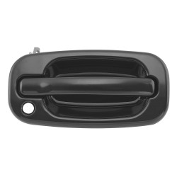 MANIJA EXTERIOR CV SILVERADO 99-06/SUBURBAN/TAHOE/SONORA 00-06/AVALANCHE 02-06 GM SIERRA 99-06/YUKON 00-06 CV CHEYENNE 99-06 CON HOYO PARA LLAVE LISA PARA PINTAR NEGRA TWN HUSHAN 15150736 Derecho Delantera