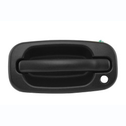 MANIJA EXTERIOR CV SILVERADO 99-06/SUBURBAN/TAHOE/SONORA 00-06/AVALANCHE 02-06 GM SIERRA 99-06/YUKON 00-06 CV CHEYENNE 99-06 CON HOYO PARA LLAVE LISA PARA PINTAR NEGRA PLASTICO TWN HUSHAN 15150735 Izquierdo Delantera