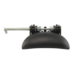 MANIJA EXTERIOR PG 206 01-09 CORRUGADA NEGRA PLASTICO TWN HUSHAN 9101-L3 Derecho Delantera