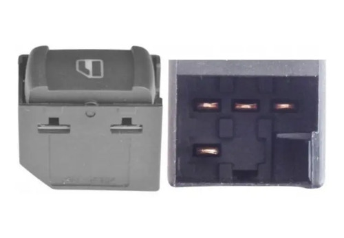 CONTROL SENCILLO Elevador VW Jetta-Golf A4 Passat 99-05 *3 Pin Filo Cromado