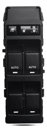 CONTROL MAESTRO Elevadores - Seguro y Corta Corriente DODGE Dakota 05-10 Jeep Patriot 11-14 Sebring 07-10 Durango 04-06 Magnum 07-08 Grand Cherokee 05-06 con Bisel *6+7 Pin 6 Teclas