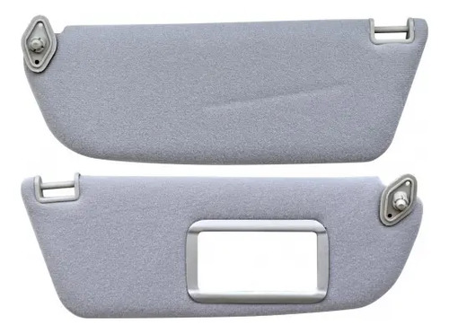 VISERA CHEVROLET Chevy GRIS Lado IZQUIERDO sin Luna DERECHO con Luna (2 pzas)