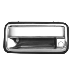 MANIJA EXTERIOR CV CHEYENNE/CUSTOM 95-98/SUBURBAN 95-99/SILVERADO 95-98/TAHOE 95-99 GM SIERRA/YUKON CV PICK UP 95-98 CON HOYO PARA LLAVE CROMADA ZINC TWN HUSHAN Izquierdo Delantera