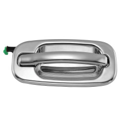 MANIJA EXTERIOR CV SILVERADO 99-06/SUBURBAN/TAHOE/SONORA 00-06/AVALANCHE 02-06 GM SIERRA 99-06/YUKON 00-06 CV CHEYENNE 99-06 CROMADA PLASTICO TWN HUSHAN Derecho Trasera