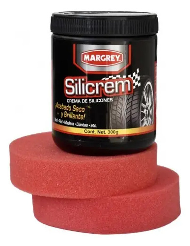 ABRILLANTADOR MARGREY Esponja y Silicrem (300 ml)