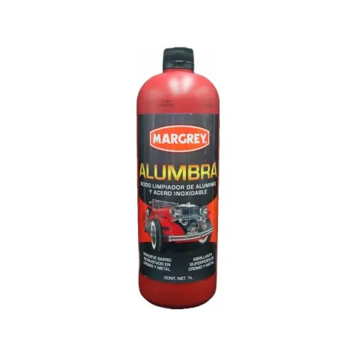 DESENGRASANTE MARGREY Acido Limpiador de Aluminio y Acero Alumbra 1L