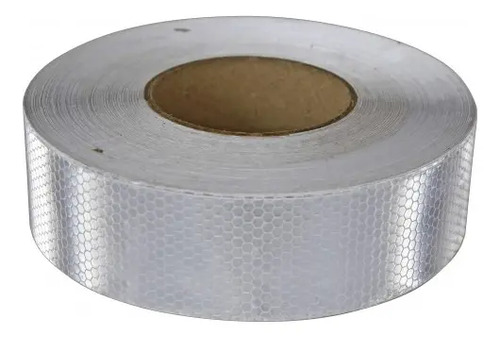 CINTA REFLEJANTE BARRICADA BLANCA Ancho 2" Largo 45.70 mts.