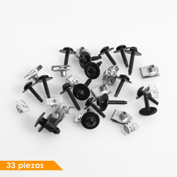 (33 PZ) KIT GRAPAS GUARDAFANGO DELANTERO CV TRACKR 20-24