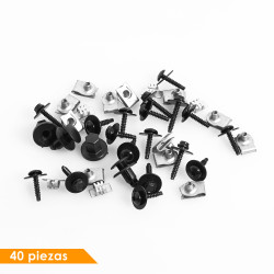 (40 PZ) KIT GRAPAS GUARDAFANGO DELANTERO CV ONI-X 20-24