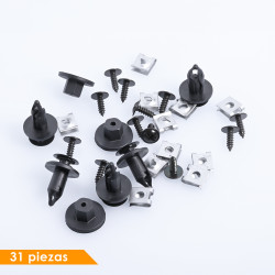 (32 PZ) KIT GRAPAS GUARDAFANGO DELANTERO FT PULSE 22-24