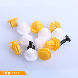 (14 PZ) KIT GRAPAS TAPICERIA PANEL DE PUERTA DELANTERA HY ELANTR 11-16