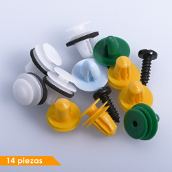 (13 PZ) KIT GRAPAS TAPICERIA PANEL DE PUERTA DELANTERA HY ELANTR 17-18