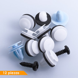 (12 PZ) KIT GRAPAS TAPICERIA PANEL DE PUERTA TRASERA HY ELANTR 17-18