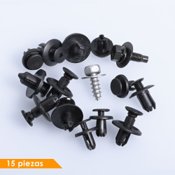 (15 PZ) KIT GRAPAS GUARDAFANGO DELANTERO LNCER 08-21