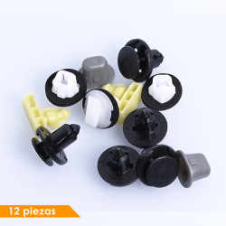 (12 PZ) KIT GRAPAS MOLDURA ARCO DELANTERA NS KICK-S 17-24