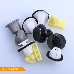 (10 PZ) KIT GRAPAS MOLDURA ARCO TRASERA NS KICK-S 17-20