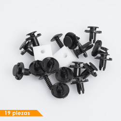 (19 PZ) KIT GRAPAS GUARDAFANGO DELANTERO NS VRSA 15-20